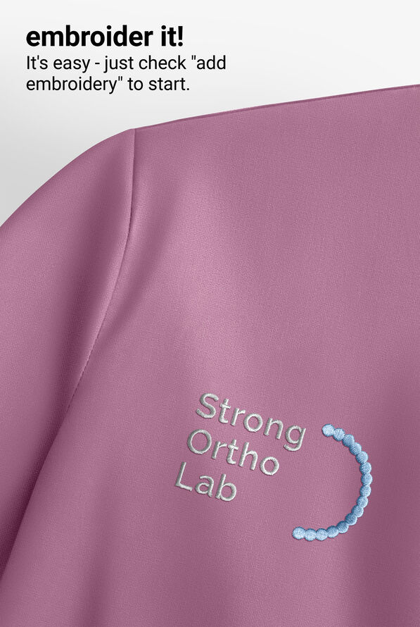 Blusa médica Butter-Soft Originals con cuello en V y 2 bolsillos para mujer - Smokey Mauve - 5