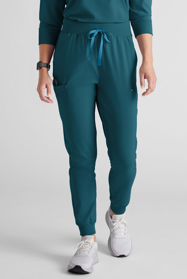 Easy STRETCH Women's Scrub Set - Caribbean Blue - 9