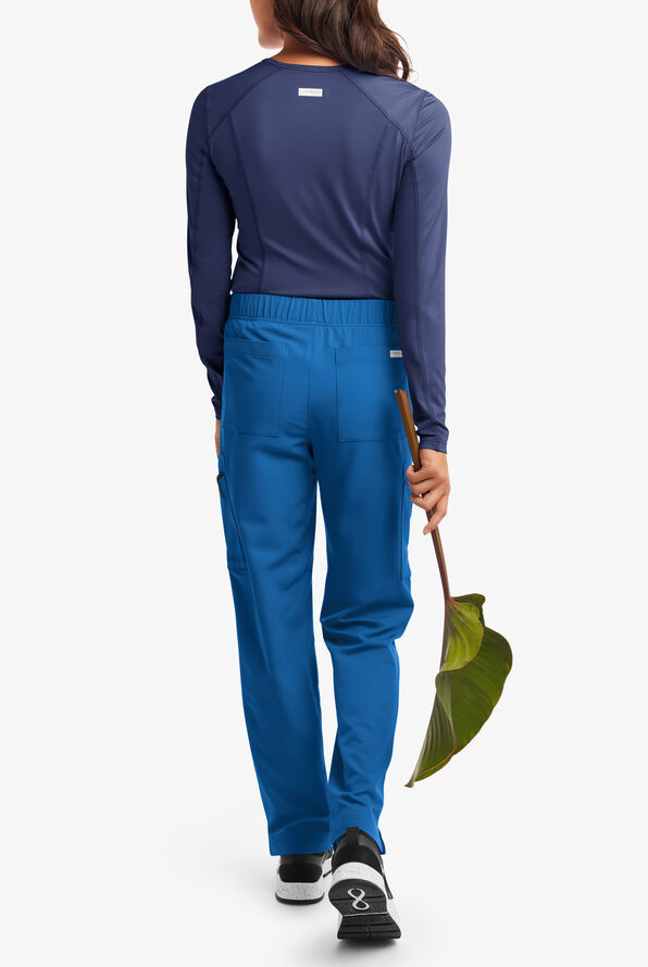 Butter-Soft Women's 13-Pocket Cargo Scrub Pants **Slightly IRREGULAR**&nbsp; - Royal - 4