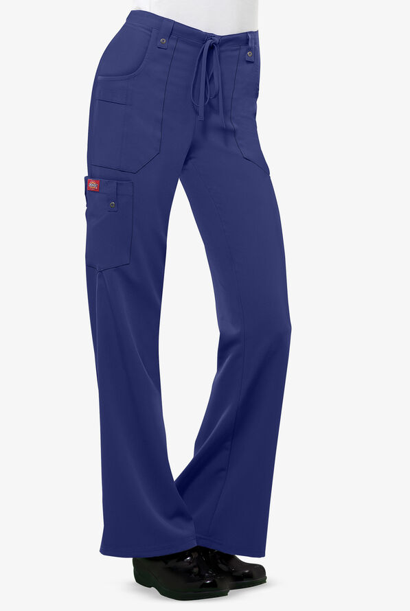 Dickies Xtreme STRETCH Women's 4-Pocket Drawstring Scrub Pants - Tall - Galaxy - 1