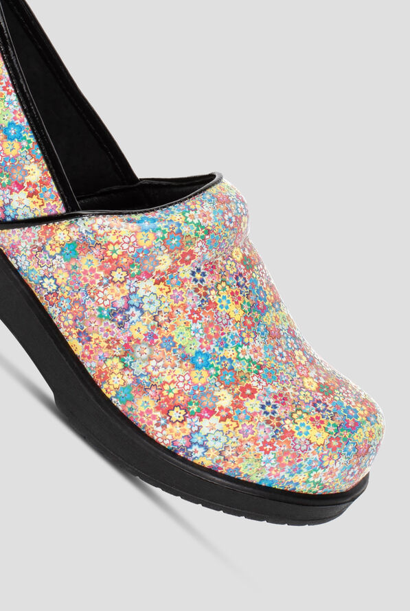 Zuecos de enfermería Savvy Brandy Flower Power para mujer - null - 3