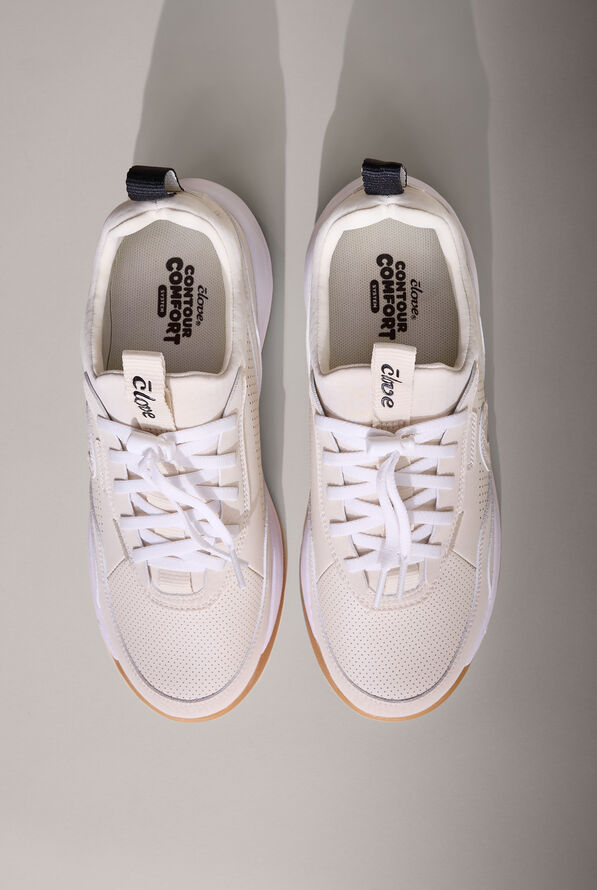 Clove Women's Strada Sand / White / Gum Athletic Lace up Shoe - null - 2