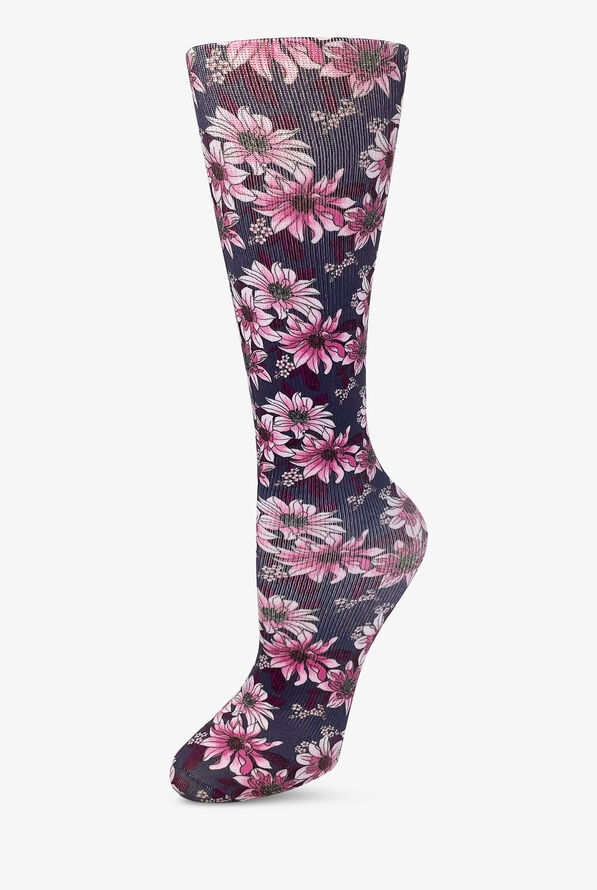 UA Exclusive Cutieful Botanic Beauties Women's 10-18 mmHg Wide Light Compression Socks - null - 1