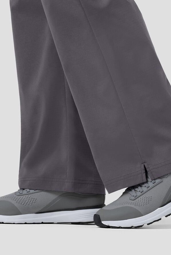 Pantal&oacute;n m&eacute;dico Carhartt FLD & RSCU STRETCH estilo cargo con piernas acampanadas y 6 bolsillos para mujer - Pewter - 3