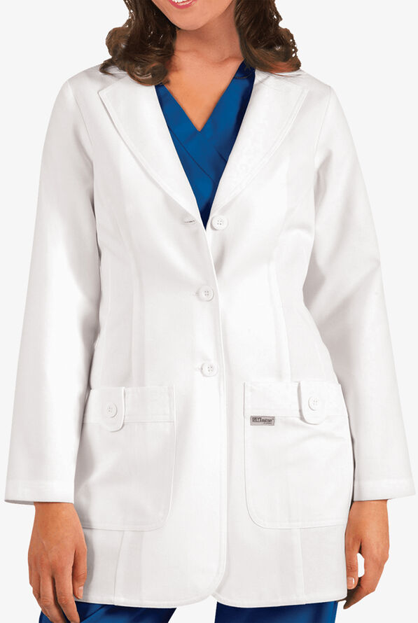 Grey's Anatomy by Barco Hannah Women's 32" 2-Pocket Lab Coat - White - 2