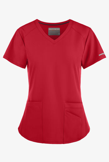 Blusa m&eacute;dica Skechers by Barco Vitality STRETCH con cuello en V y 3 bolsillos para mujer