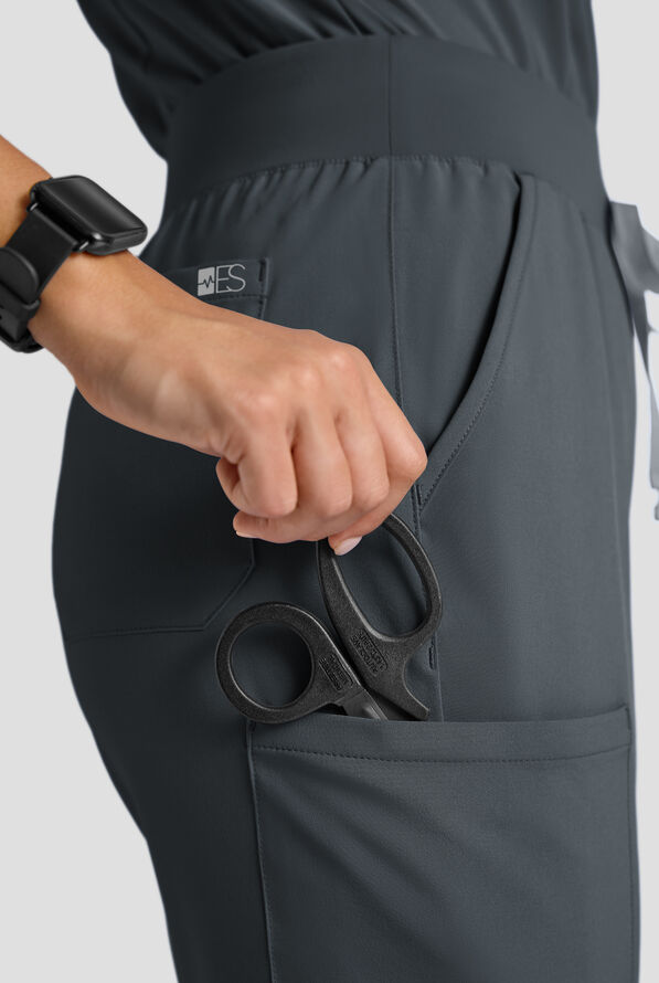 Easy STRETCH Women's Scrub Set - Pewter - 11