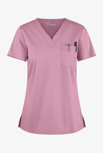 Blusa m&eacute;dica Butter-Soft STRETCH con cuello en V y 2 bolsillos para mujer