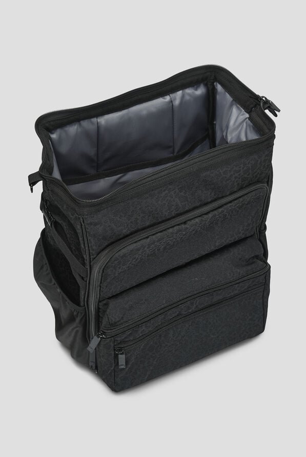 Nurse Mates Black Cheetah Texture Ultimate Nursing Backpack - Black - 2