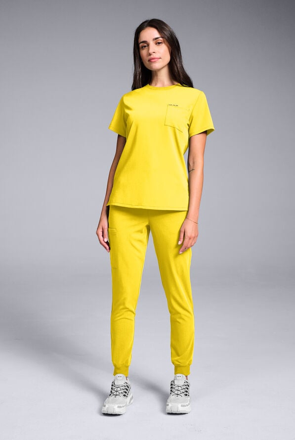 Blusa m&eacute;dica Hypothesis Base con cuello redondo para mujer - Chroma - 2