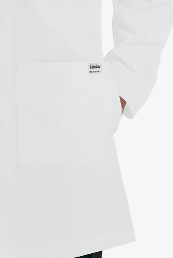 Landau Men's 37" 5-Pocket Lab Coat - White - 2