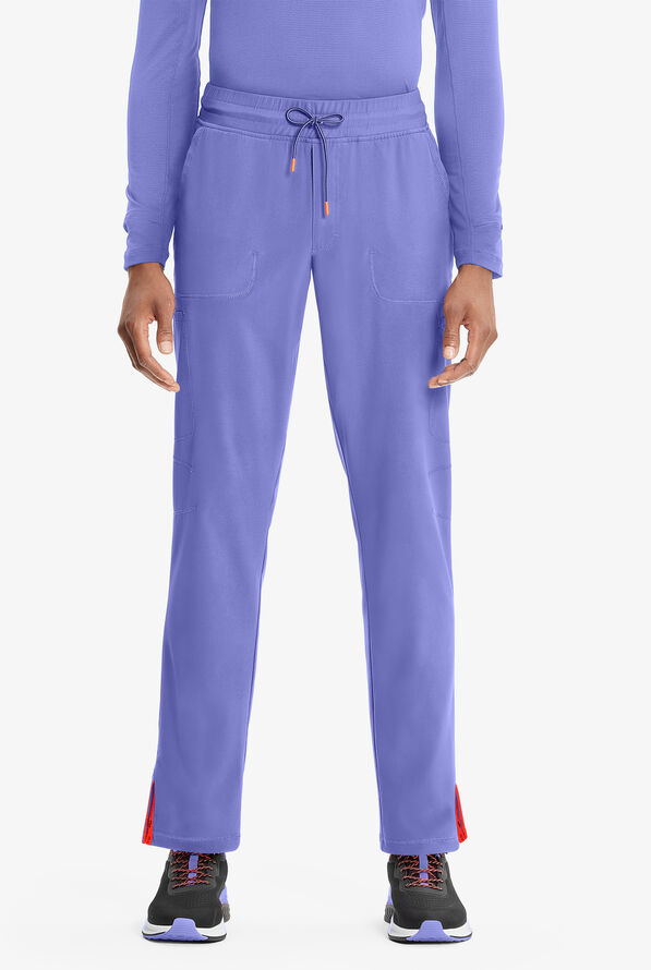 Pantal&oacute;n m&eacute;dico Infinity GNR8 STRETCH estilo cargo con piernas rectas y 6 bolsillos - Ceil Blue - 1