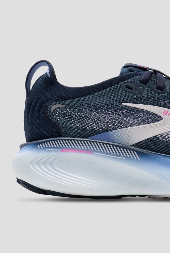 Brooks Women's Adrenaline GTS 25 Spellbound/Blazing Bell/Pink Athletic Lace Up Shoes - null - 4