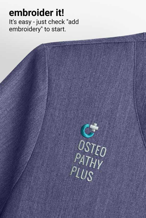 Carhartt Men's Force 1-Pocket Raglan Sleeve Crew Neck Heathered Underscrub - Navy Heather - 5