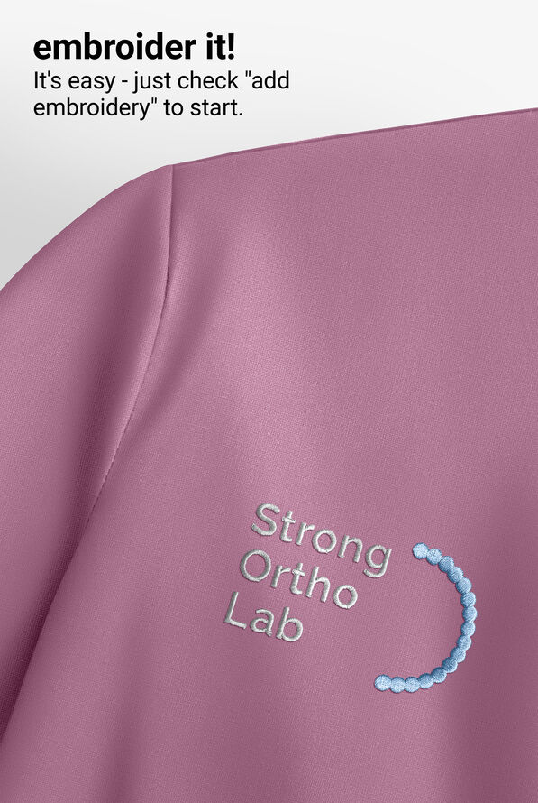 Butter-Soft STRETCH FLXTEK+ Women's 4-Pocket V-Neck Scrub Top - Smokey Mauve - 8