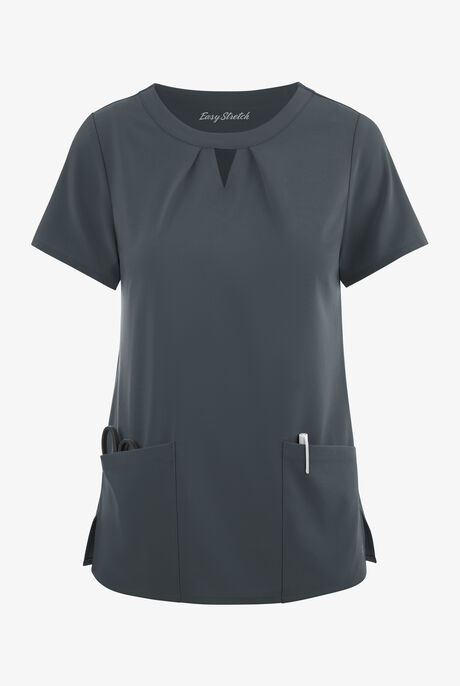Easy STRETCH Salma Women’s 3-Pocket Keyhole Neck Scrub Top