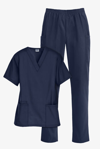 Strictly Scrubs Women’s 6-Pocket Scrub Set