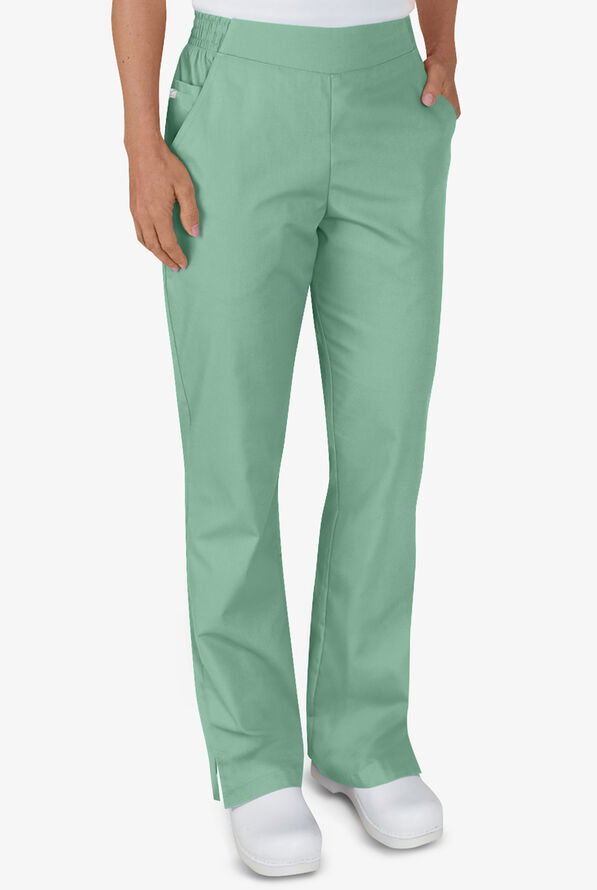 Pantal&oacute;n m&eacute;dico UA Butter-Soft STRETCH tall con el&aacute;stico en la cintura y 2 bolsillos para mujer - Water Mint - 1
