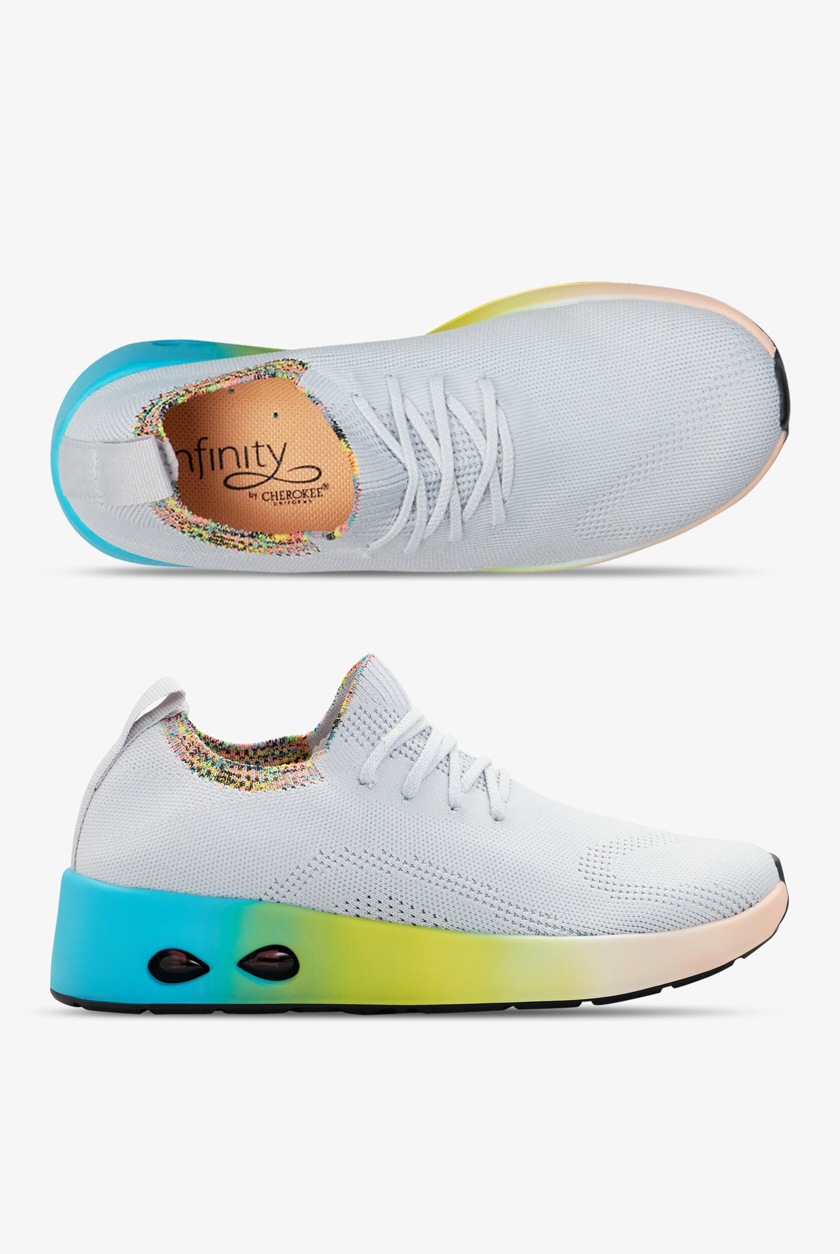 Zapatillas Cherokee infinity Glow Bolt para mujer con cordones, Zapatos de  Enfermería