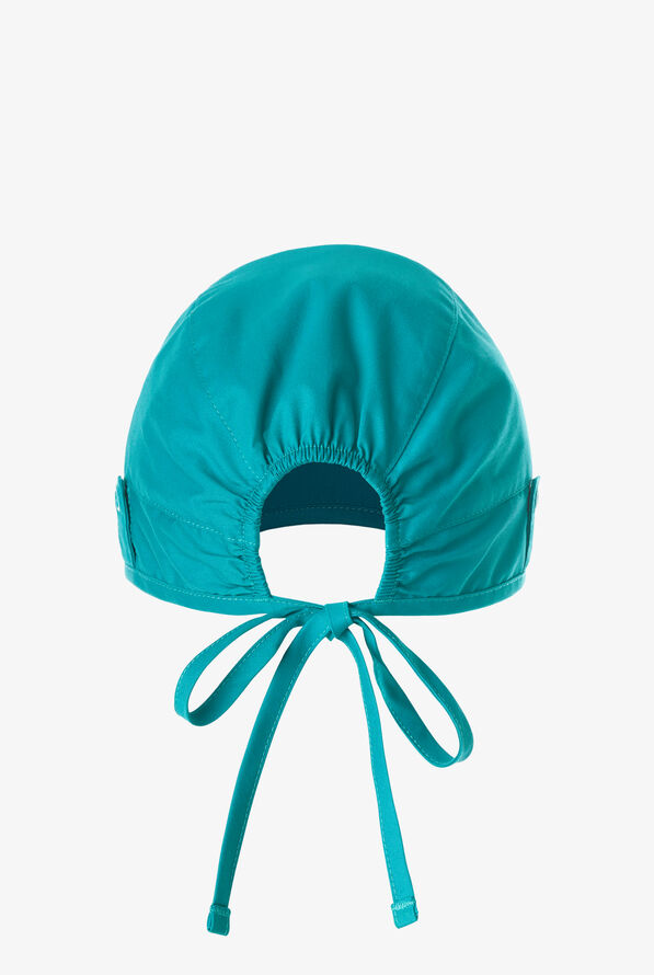 Tooniforms Hello Kitty Mermaid Vibes Unisex STRETCH Adjustable Tie Print Scrub Hat - null - 2