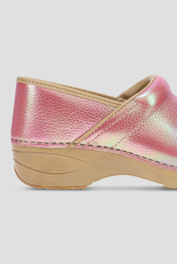 Dansko Women's XP 2.0 Pink Iridescent Leather Nursing Clogs - null - 4