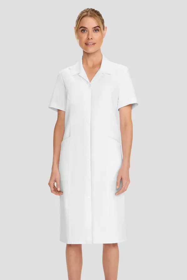 wrap dress with collar Linen Dress Virga with Puffed Sleeves XXL / Asphalt grey