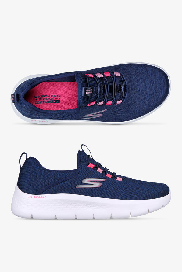 Skechers Performance Women's Go Walk Flex Lucy Navy Athletic Pull
