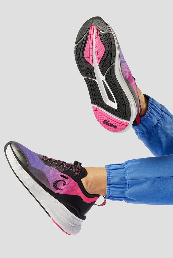 Zapatillas deportivas Clove Supercush™ Alto Black/Purple/Pink con cordones para mujer - Black/ Purple/ Pink - 2