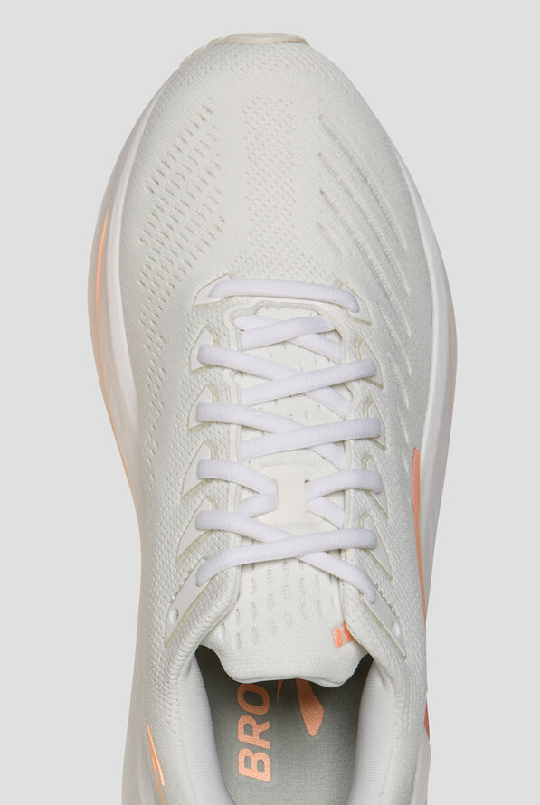 Brooks Women's Glycerin Max 2 White/Coral/Peach Athletic Lace Up Shoes - null - 2