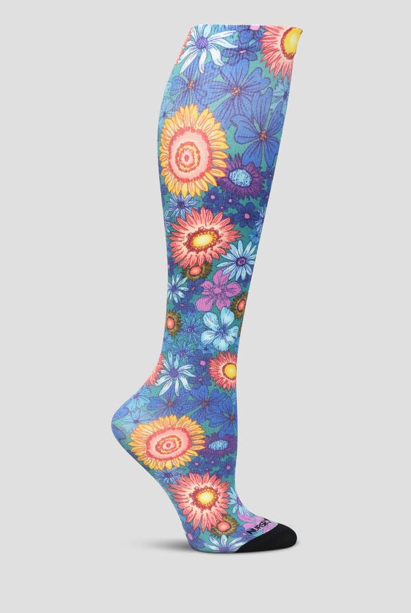 Nurse Mates Botanical Gardens 360 Women's 12-14 mmHg Light Compression Socks - null - 1