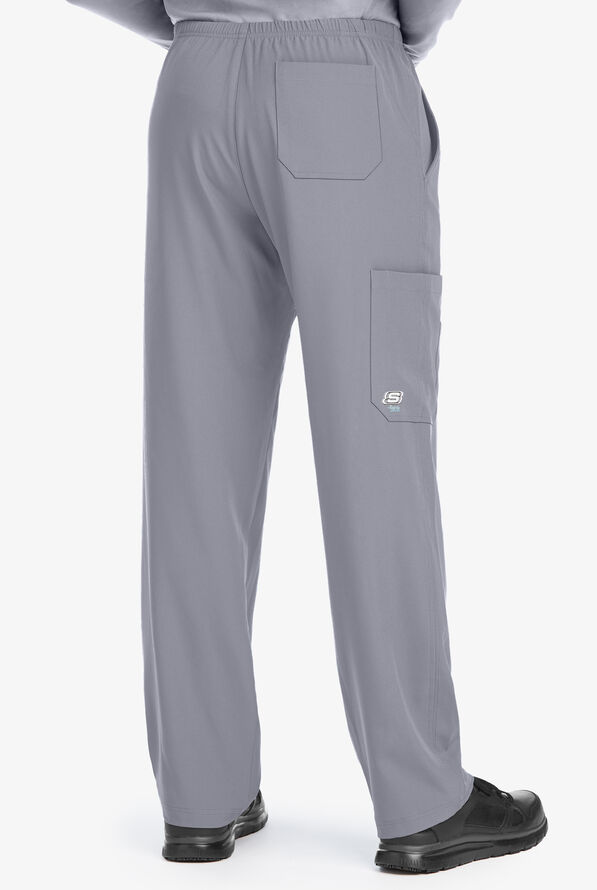 Skechers by Barco Structure Men's 4-Pocket STRETCH Cargo Scrub Pants - Tall - Moonstruck - 2
