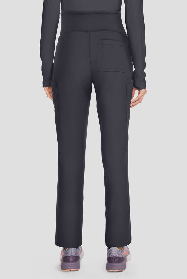 Cherokee Workwear Originals Ultra Women's 3-Pocket STRETCH Maternity Scrub Pants - Pewter - 4