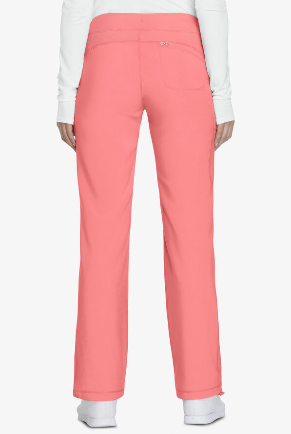 Infinity Women's 4-Pocket STRETCH Drawstring Scrub Pants - Pinkerton - 2