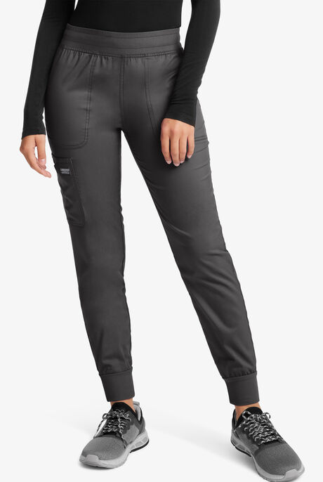 Cherokee Workwear Revolution Women's 5-Pocket STRETCH Cargo Jogger Scrub Pants