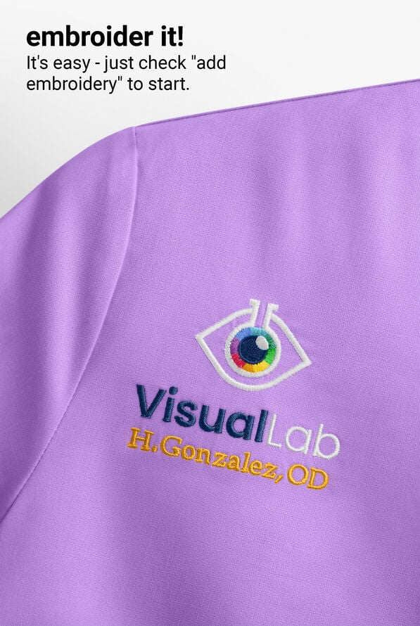 Med Couture Insight Women's 3-Pocket V-Neck Scrub Top - Gumdrop - 4