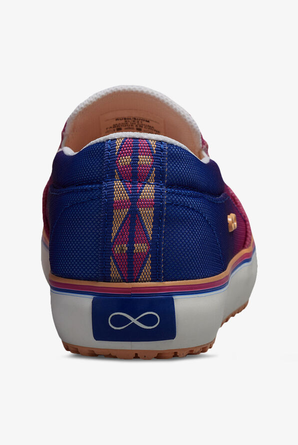 Infinity by Cherokee Women's Dart Lava Ombre Athletic Lace Up Nursing Shoes - null - 5