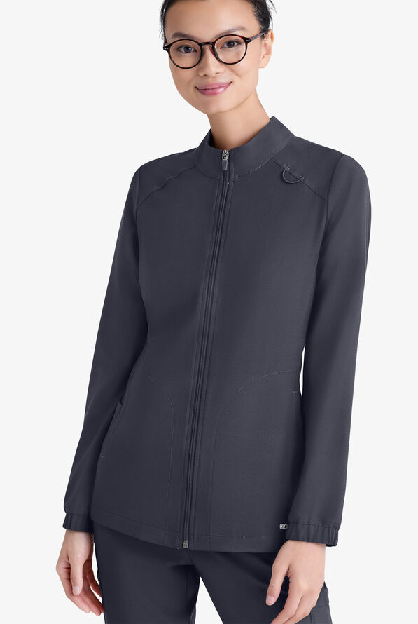 Grey's Anatomy by Barco Evolve Sustainable STRETCH Women's 3Pocket Zip