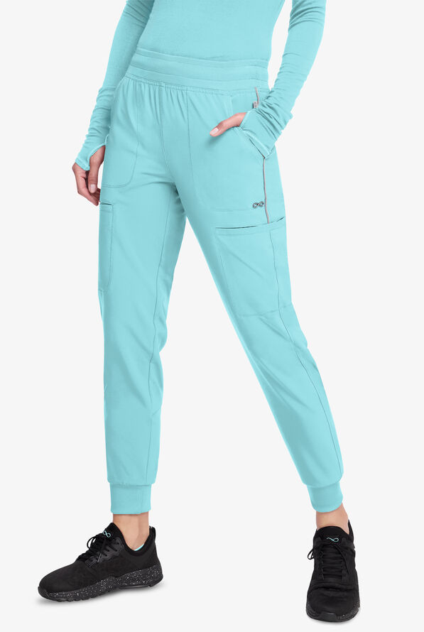 Cherokee Infinity Women's 6Pocket STRETCH Cargo Jogger Scrub Pants