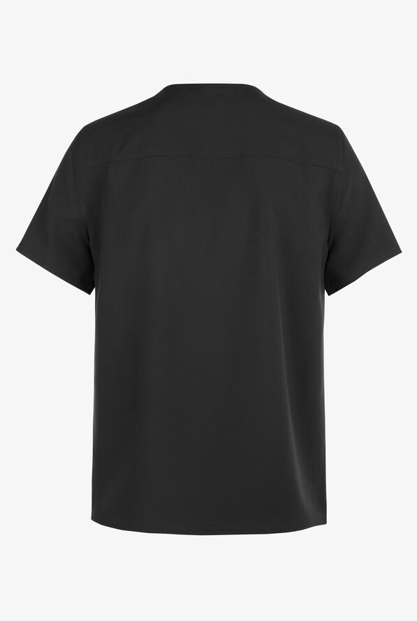 Dickies EDS NXT Men's 1-Pocket Tuck In Round Neck Scrub Top - Black - 2