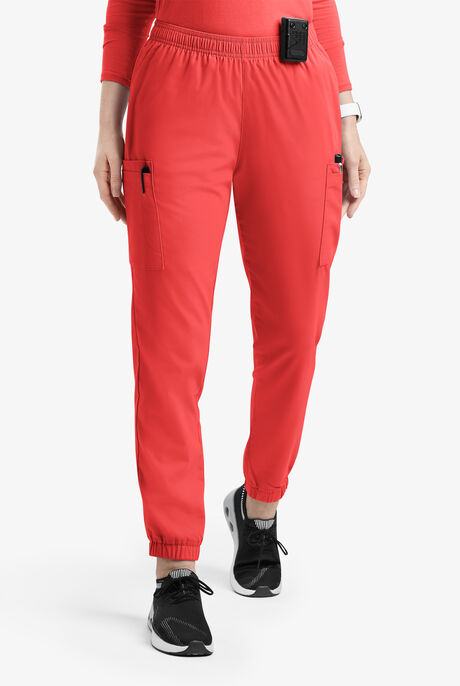 Butter-Soft Originals Women's 7-Pocket Tapered Jogger Cargo Scrub Pants