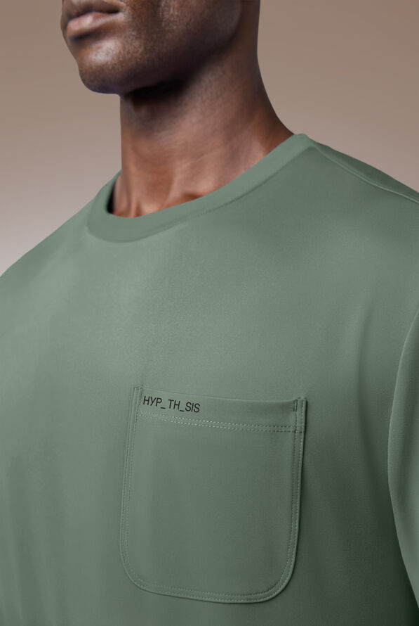 Hypothesis Omni Base Men's Knit Crew Neck Scrub Pullover - Mineral - 4