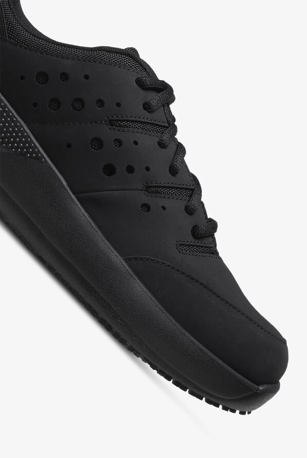 Crocs Men's On the Clock Triple Black Athletic Lace Up Shoes - Black - 3