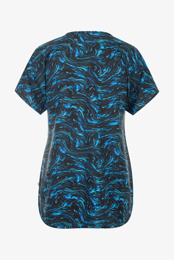 Blusa médica estampada Wonder Wink Starry Sparkle STRETCH con 2 bolsillos y cuello en Y para mujer - null - 2