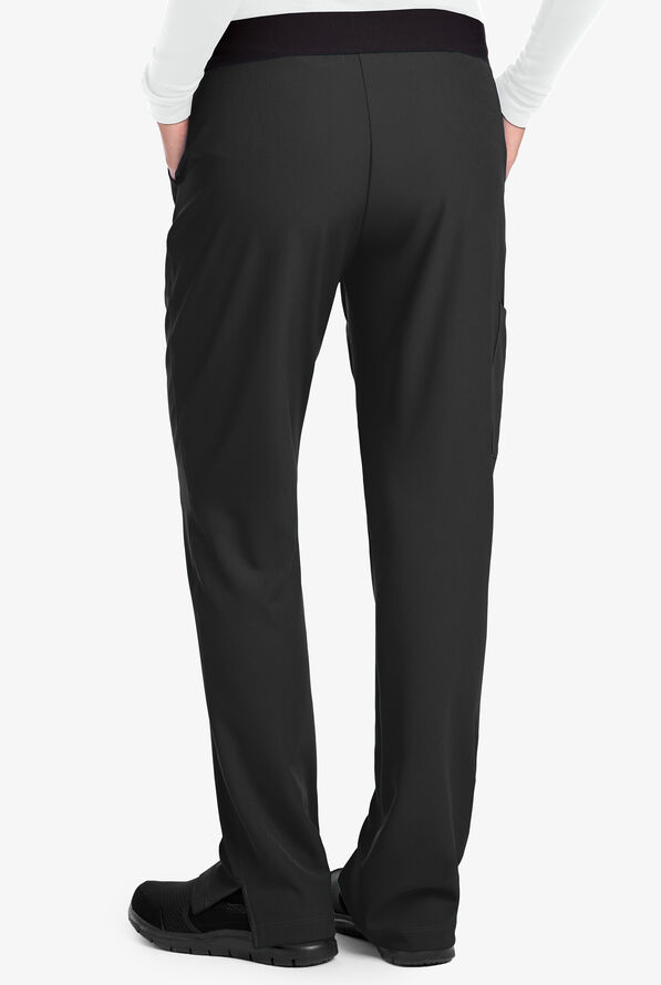 Pantalón médico Skechers Vitality estilo cargo con 3 bolsillos para mujer  - Black - 2