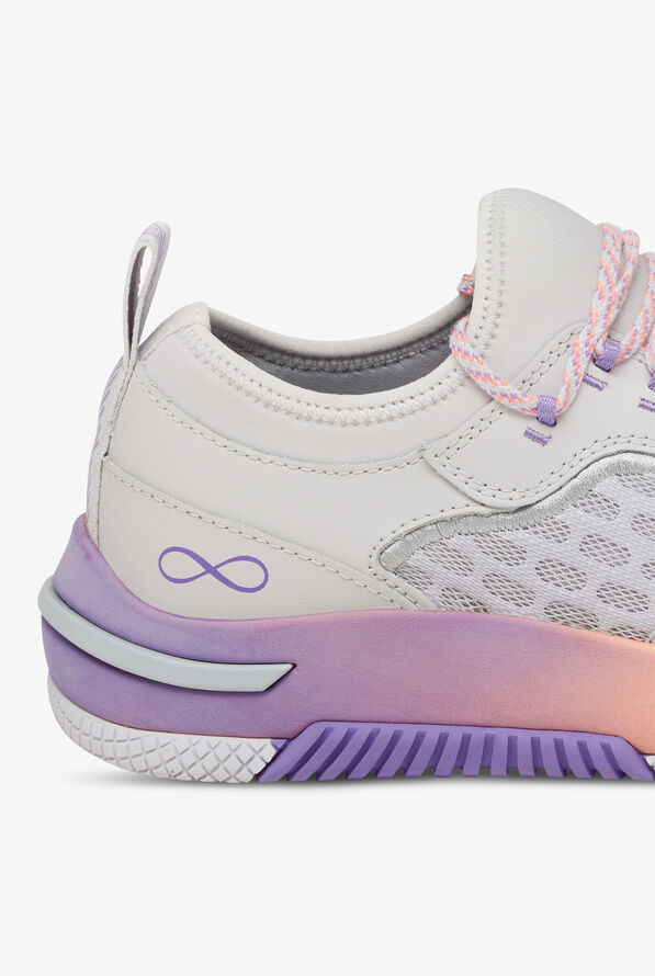 Infinity Women's Dart Microchip/Sunshine Fade Athletic Lace Up Nursing Shoes - null - 4