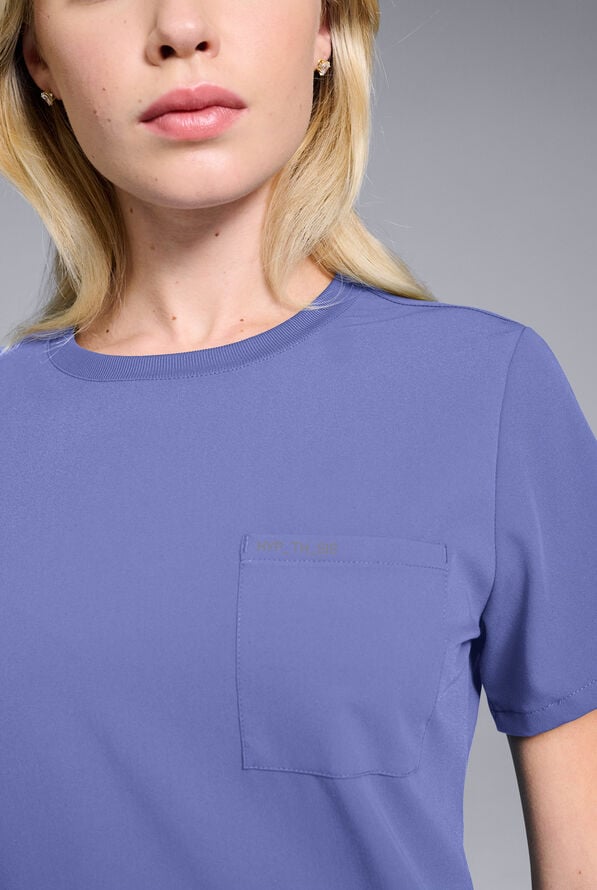 Hypothesis Women's Base Crew-Neck Tuck-In Scrub Top - Balance - 5