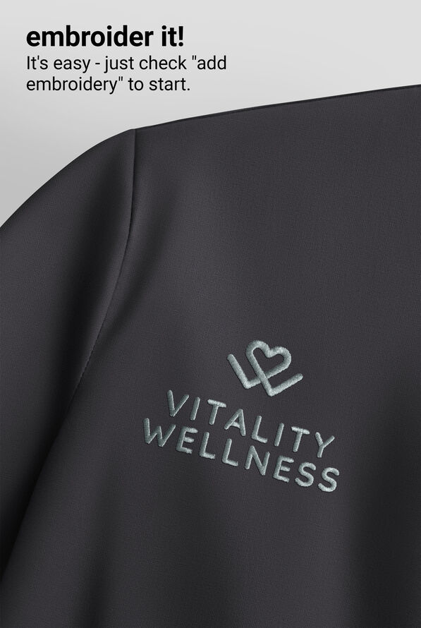 Dickies Forge Women's 2-Pocket V-Neck Scrub Top - Pewter - 5