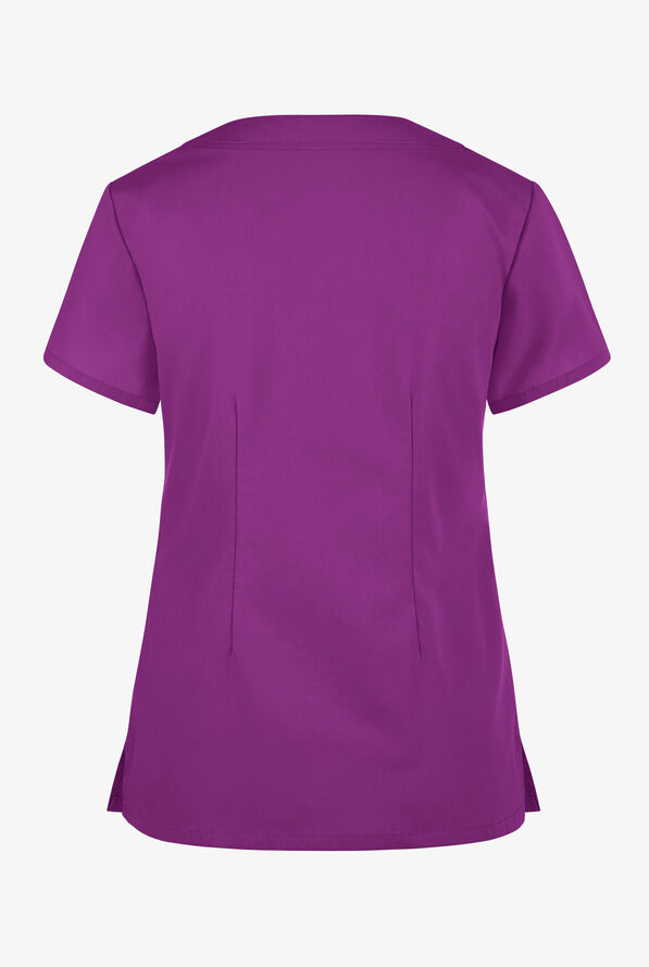 UA Butter Soft Women's Scallop Neck Top at Uniform Advantage