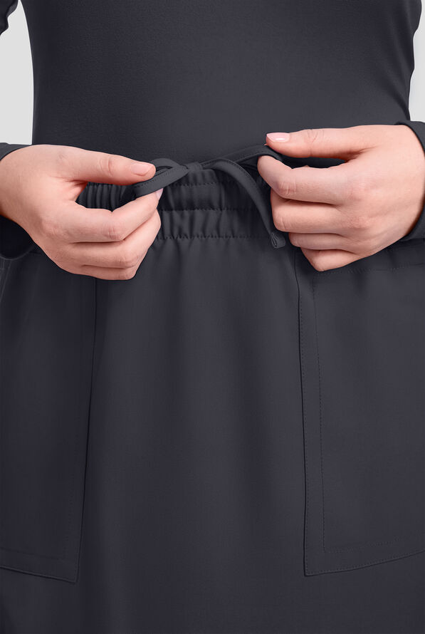 Cherokee Workwear Originals Ultra Women's 3-Pocket Pull-On Maxi Scrub Skirt - Pewter - 3