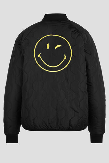 koi Smiley World Two Cool Women's 2-Pocket Reversible Scrub Jacket